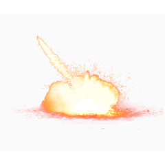 火山爆发效果元素