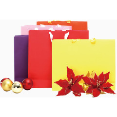 购物纸袋彩色七夕情人节