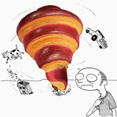 厨房幽默故事之龙卷风