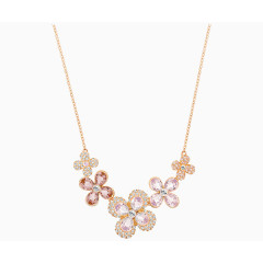 施华洛世奇首饰女式花宝石项链