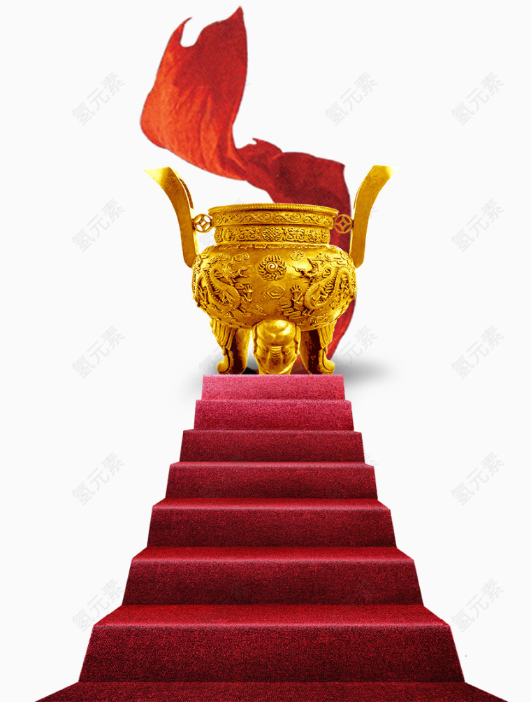红毯丝带鼎