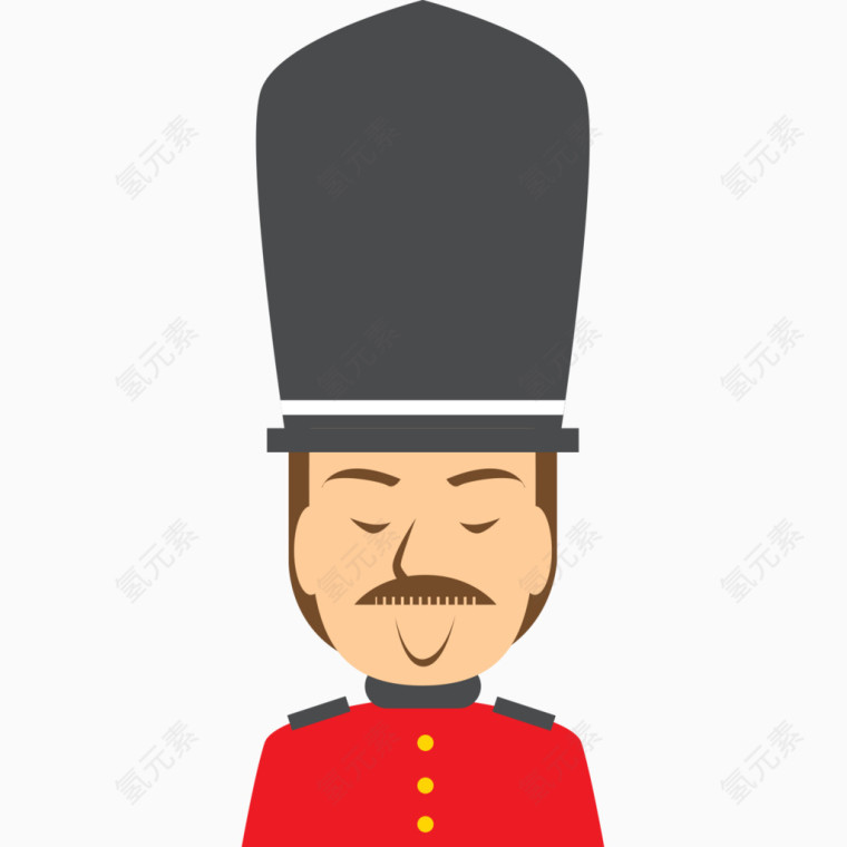 卡通版的军人