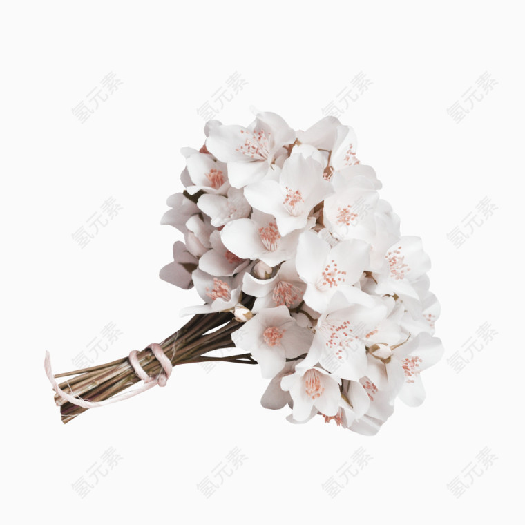 白色捧花
