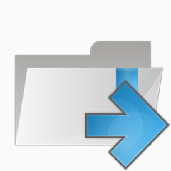 文件夹右箭头键图标