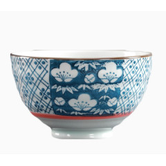 蓝彩日式饭碗