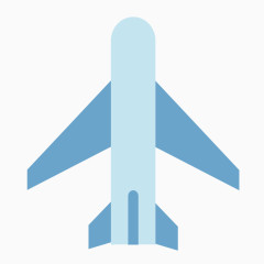 卡通飞机图标