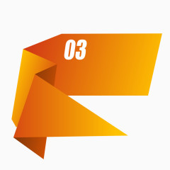 不规则网页数字标签矢量