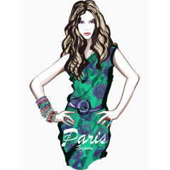 优雅时尚潮流女性