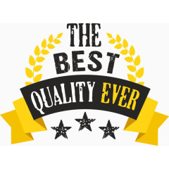 黑黄配色复古折扣标签矢量图