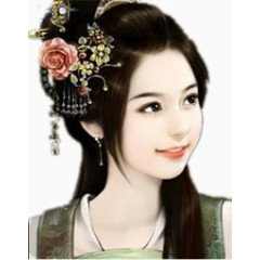 卡通小人剪影