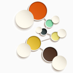 叠加圆形流程图