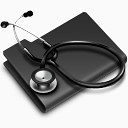 听诊器黑色撬系统