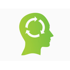 拥有环保意识的人脑