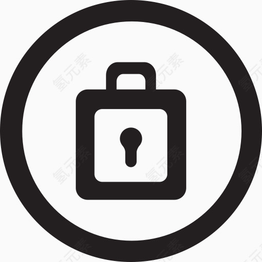 linecon锁通过密码圆安全电子商务