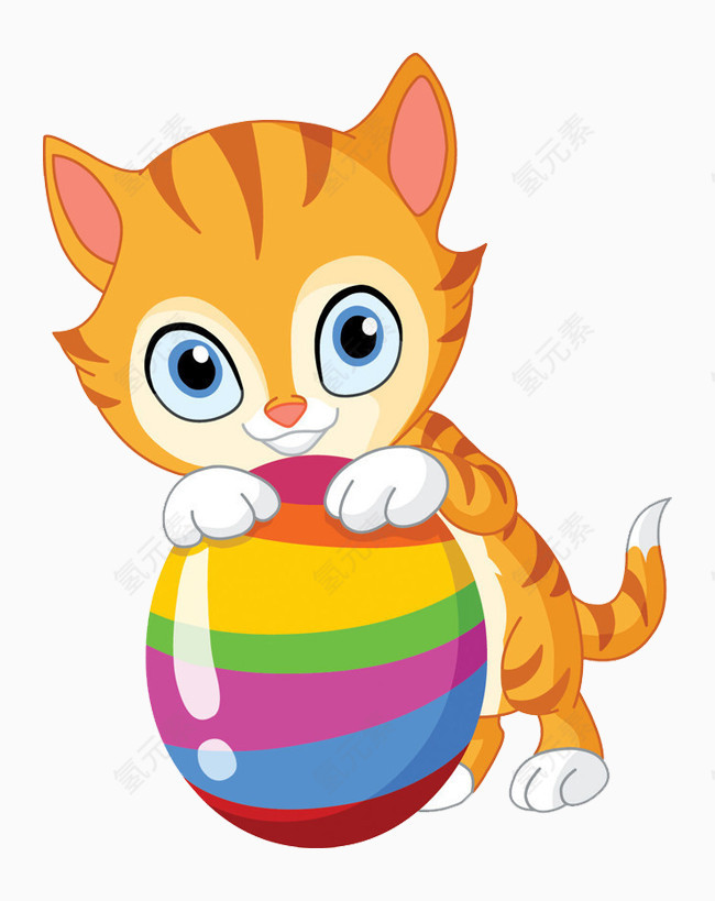 可爱卡通小猫
