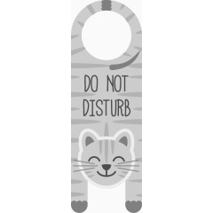 卡通家畜门挂牌矢量素材