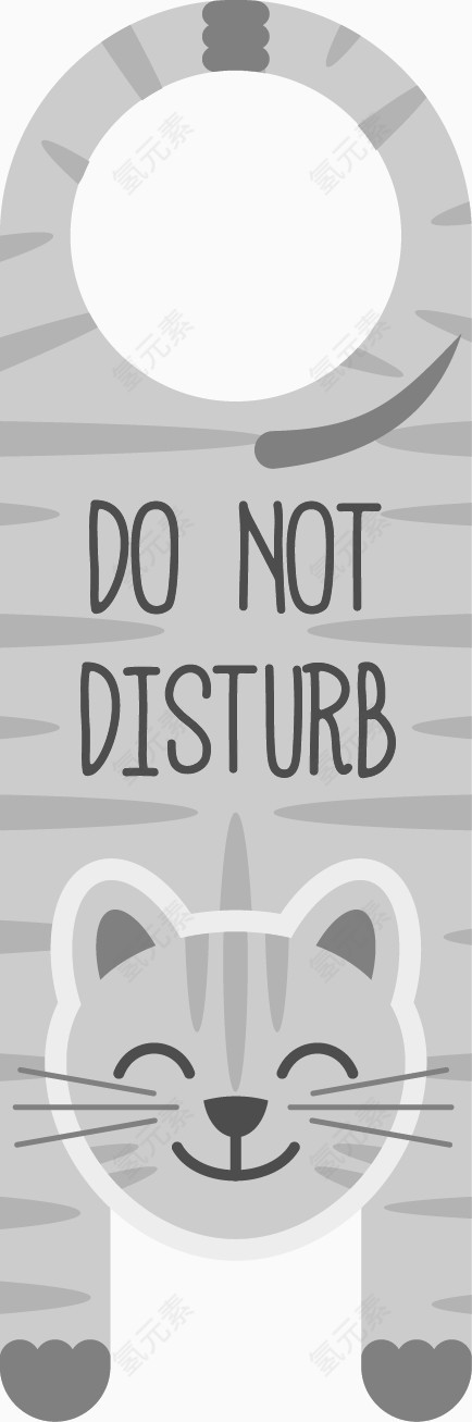 卡通家畜门挂牌矢量素材