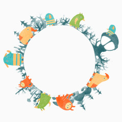 森林系元素梦幻素材 地球动物