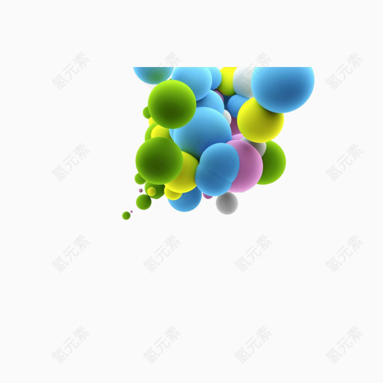 3d彩色球