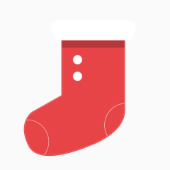 手绘圣诞袜子素材
