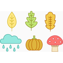 矢量图要下雨了