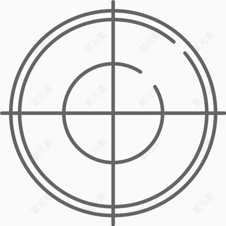 目标寻的器Responsive-Sports-Icons