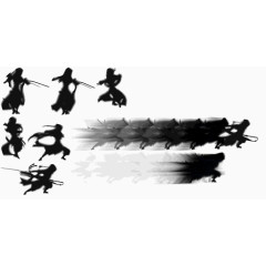 古典卡通手绘素材