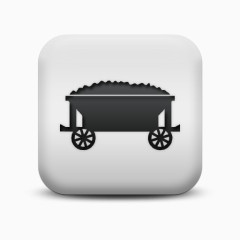 磨砂白广场图标运输旅行运输火车SC交通出行图标