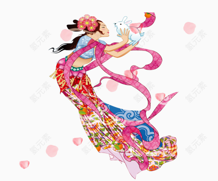 嫦娥玉兔古典人物