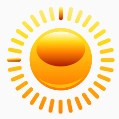 卡通夏日元素太阳