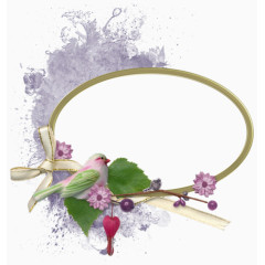 紫色彩铅底纹边框