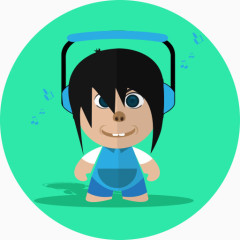 男孩卡通字符开朗孩子学校微笑男孩表达