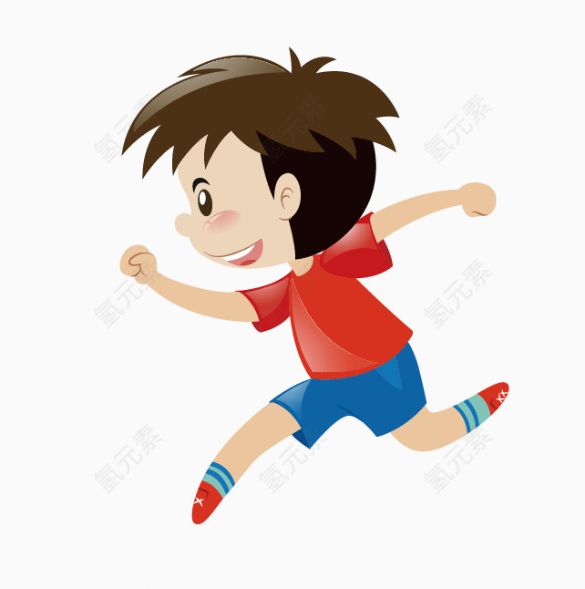 卡通幼儿园人物素材