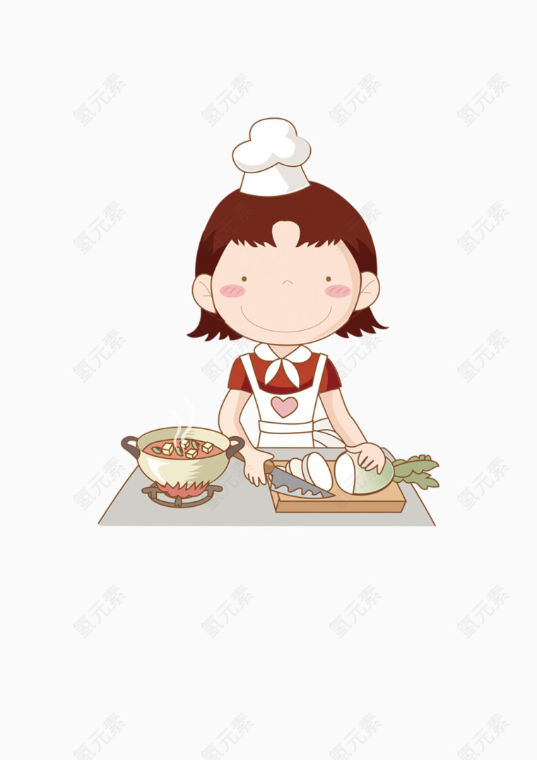厨师做菜下厨