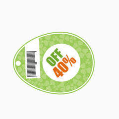 卡通装饰彩色吊牌