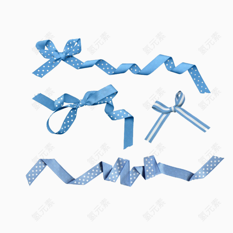 折痕丝带蝴蝶结