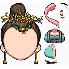 手绘装饰游戏标志图案