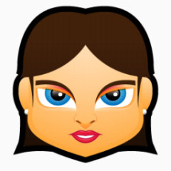 女性面部FB 5图标