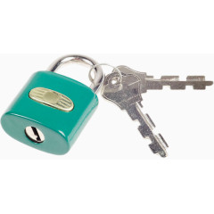 绿色钥匙锁