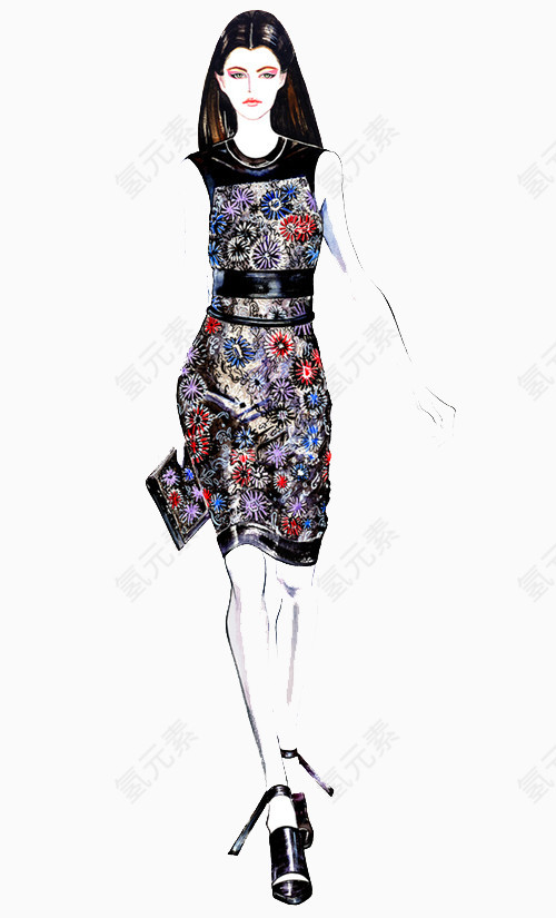 小清新模特美女