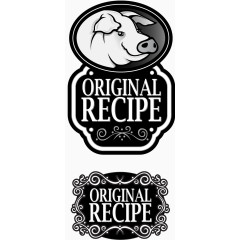 农场小猪动物标签