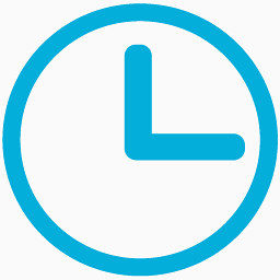 时钟地铁车站的蓝色图标