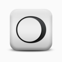 磨砂白广场图标自然奇迹月亮日食自然奇观