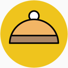 餐盘盖图标