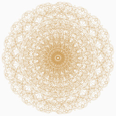 复古线条圆盘花纹矢量素材