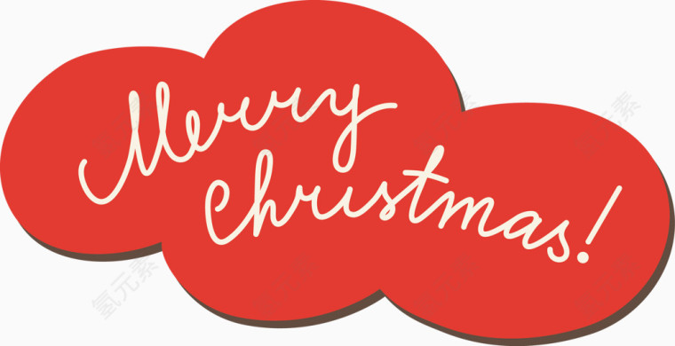圣诞标语矢量