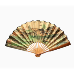 古典图标中国风卡通 扇子