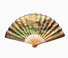 古典图标中国风卡通 扇子