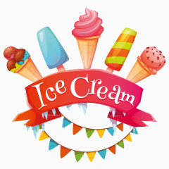 甜品冰淇淋雪糕矢量设计