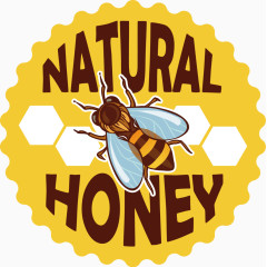 蜂蜜标志矢量图